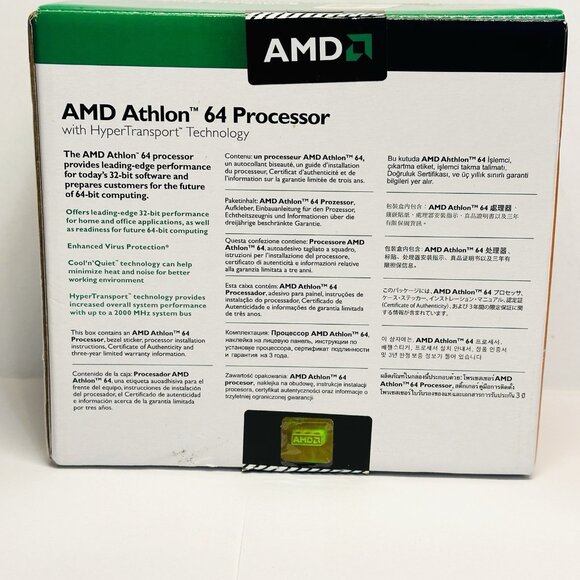 AMD Athlon 64 Processor 3800+ Socket AM2 OPN: ADA3800CNBOX New Sealed - Picture 8 of 12